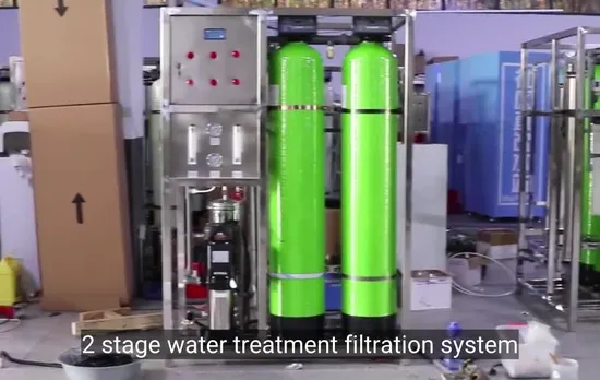 250lph 500lph Water Treatment Equipment for Commercial Drinking Reverse Osmosis Water Filter System